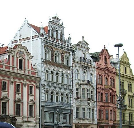 Plzeň iconic houses